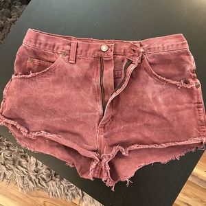 Vintage festival wrangler shorts- urban outfitters renewal